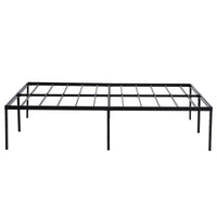 208.2*157.5*45.7cm Bed Height 18" Simple Basic Iron Bed Frame Iron Bed Black