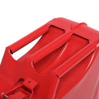 20L US Standard Cold-rolled Plate Petrol Diesel Can Gasoline Bucket with Oil Pipe Red