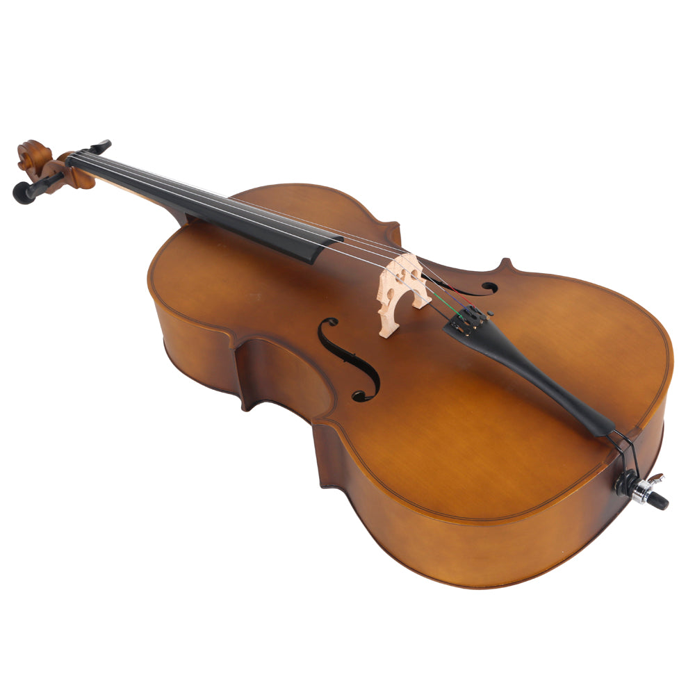 4/4 Acoustic Cello Case Bow Rosin Wood Color (Old code:86308904)