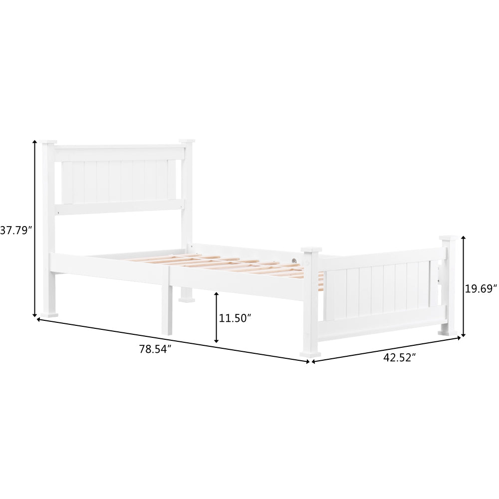 PWB-005 Cap Vertical Bed White Twin  Replacement code: 04905114