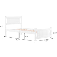 PWB-005 Cap Vertical Bed White Twin  Replacement code: 04905114