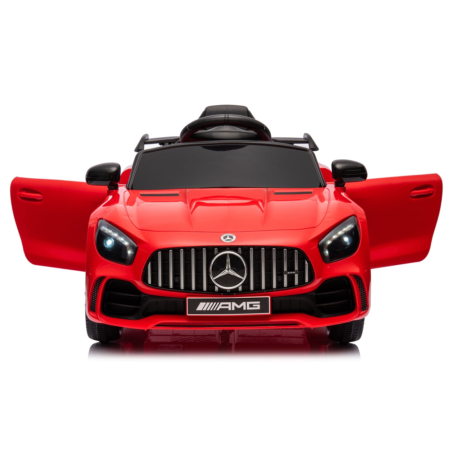 LEADZM Dual Drive 12V 4.5Ah with 2.4G Remote Control Mercedes-Benz Sports Car Red