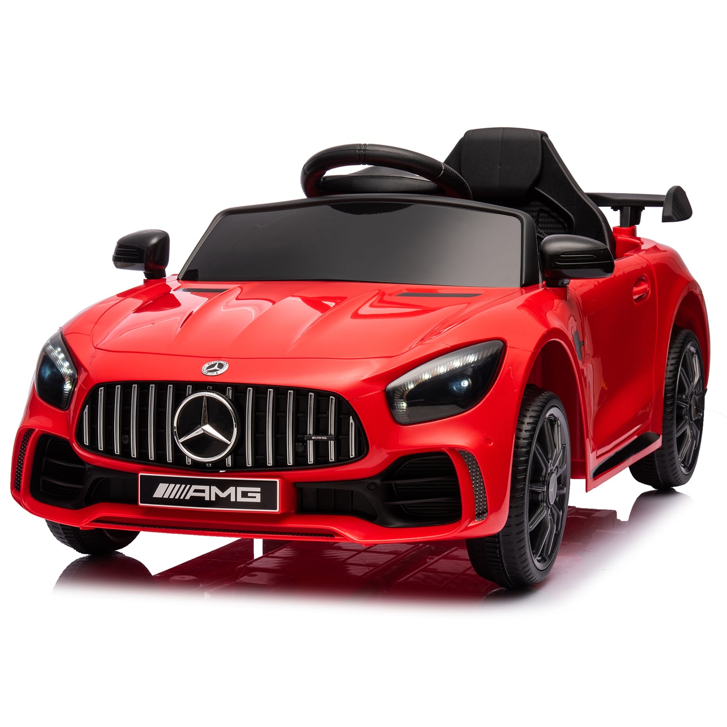 LEADZM Dual Drive 12V 4.5Ah with 2.4G Remote Control Mercedes-Benz Sports Car Red