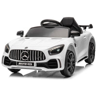 LEADZM Dual Drive 12V 4.5Ah with 2.4G Remote Control Mercedes-Benz Sports Car White