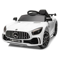 LEADZM Dual Drive 12V 4.5Ah with 2.4G Remote Control Mercedes-Benz Sports Car White