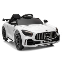 LEADZM Dual Drive 12V 4.5Ah with 2.4G Remote Control Mercedes-Benz Sports Car White