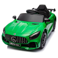 LEADZM Dual Drive 12V 4.5Ah with 2.4G Remote Control Mercedes-Benz Sports Car Green