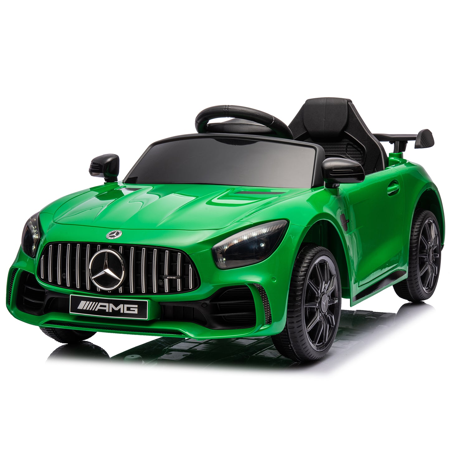 LEADZM Dual Drive 12V 4.5Ah with 2.4G Remote Control Mercedes-Benz Sports Car Green