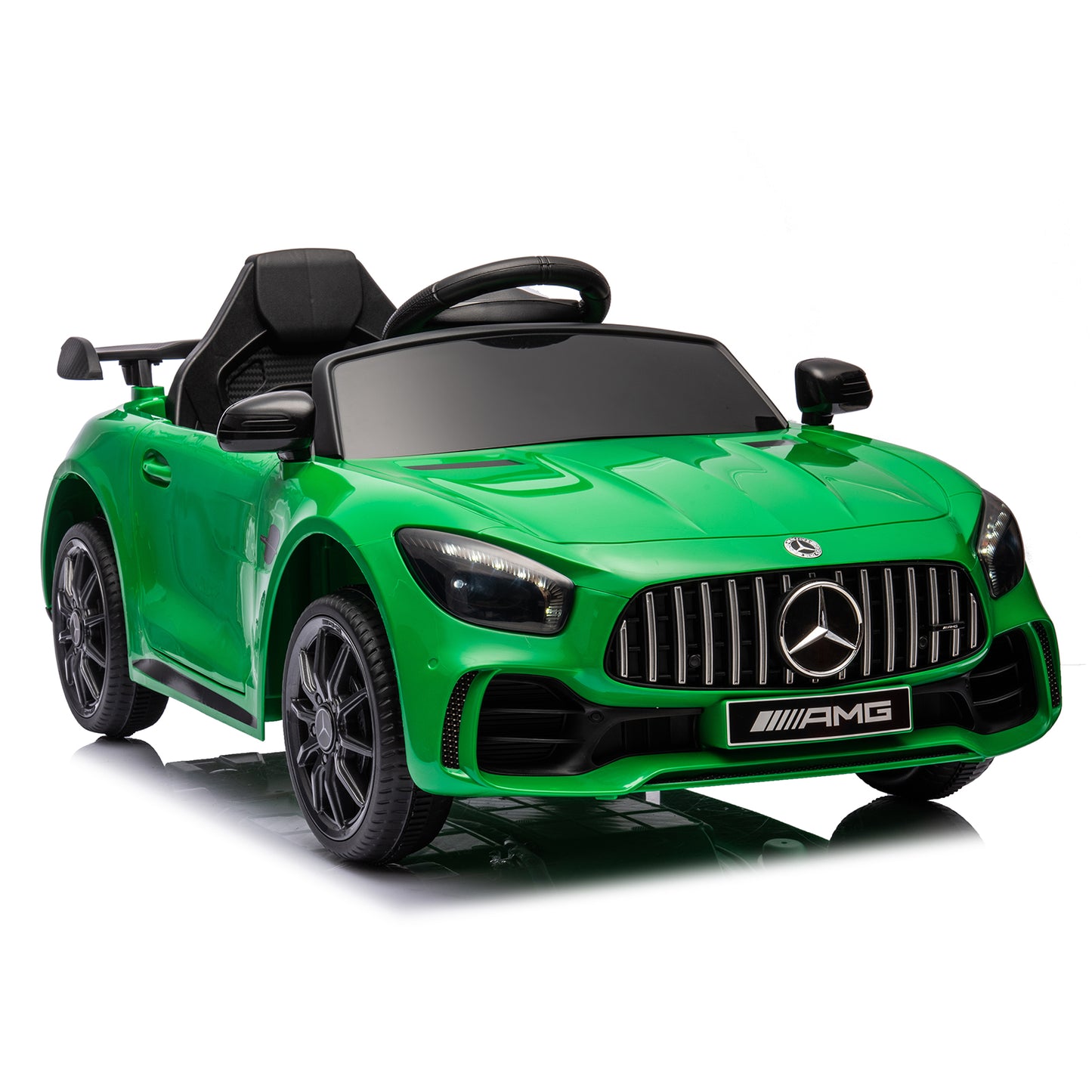 LEADZM Dual Drive 12V 4.5Ah with 2.4G Remote Control Mercedes-Benz Sports Car Green