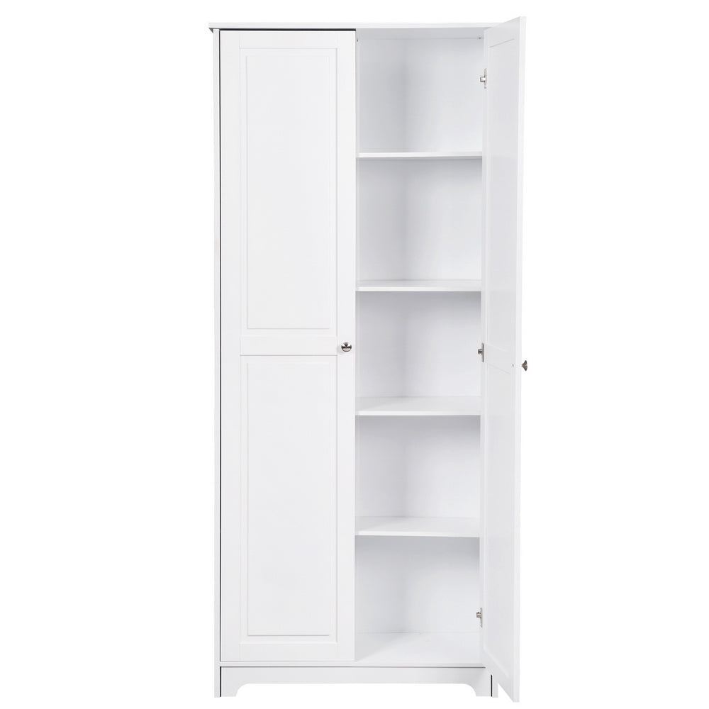 FCH Double Door Five-tier Storage Cabinet White