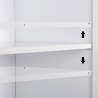 FCH Double Door Five-tier Storage Cabinet White