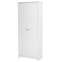 FCH Double Door Five-tier Storage Cabinet White