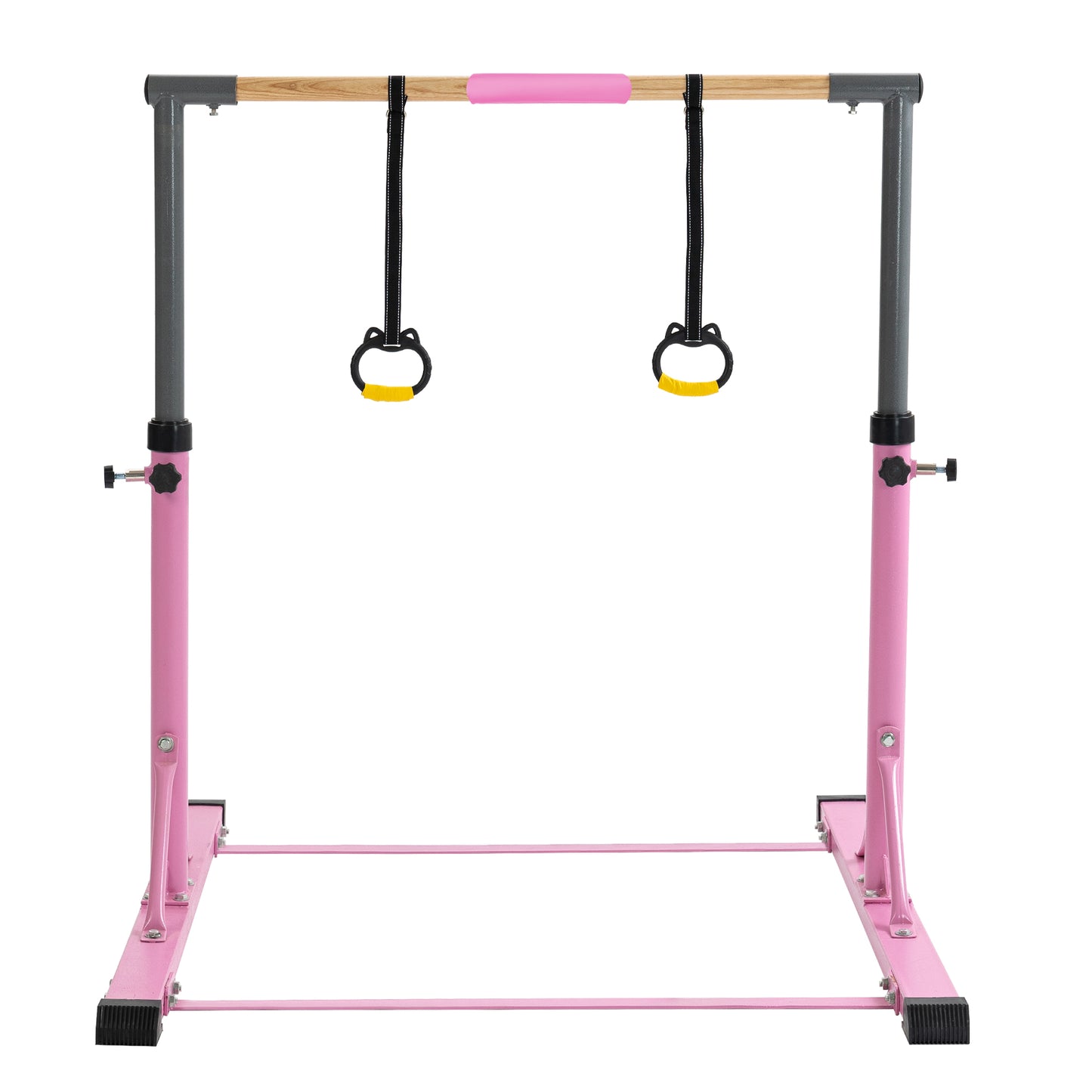 Gymnastic Bar Set Gymnastics Horizontal Bar Gymnastics Kip Bar for Kids Home Use, Pink