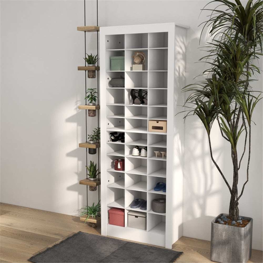 Shoe Storage Cabinet-White