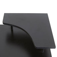 Computer Desk with Drawers Black