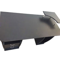 Computer Desk with Drawers Black
