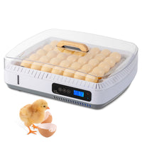 US 35 Egg Incubator with Automatic Egg Turning, Temperature and humidity Control, Water Alarm, Incubator for Hatching Eggs,Chickens,Ducks,Geese,Birds,pigeons and Quail Eggs