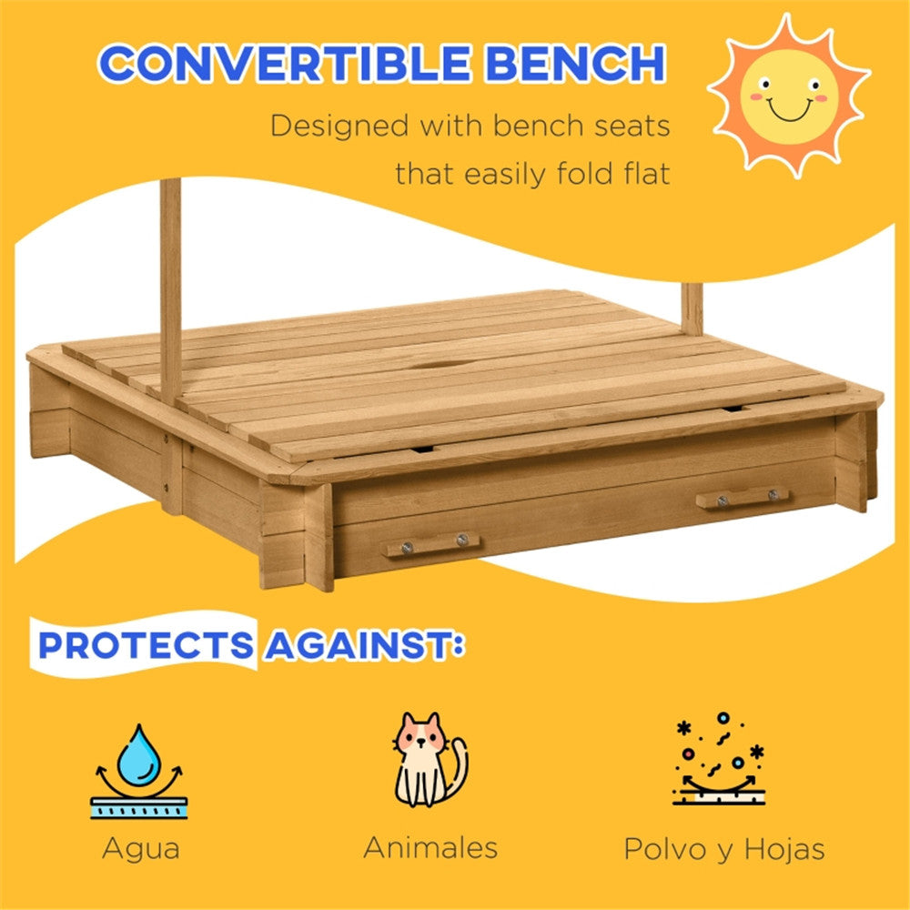 Kids Sandbox with Cover ( Amazon Shipping)（Prohibited by WalMart）