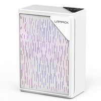 Air Purifiers for Home Large Room Up to 1736 sqft, HEPA Air Purifier with Meteor Shower Atmosphere Light, Fragrance Sponge, PM2.5 Detector Air Cleaner for Pet Dander Wildfire Smoke Pollen Odor