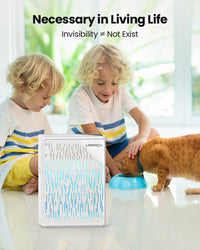 Air Purifiers for Home Large Room Up to 1736 sqft, HEPA Air Purifier with Meteor Shower Atmosphere Light, Fragrance Sponge, PM2.5 Detector Air Cleaner for Pet Dander Wildfire Smoke Pollen Odor
