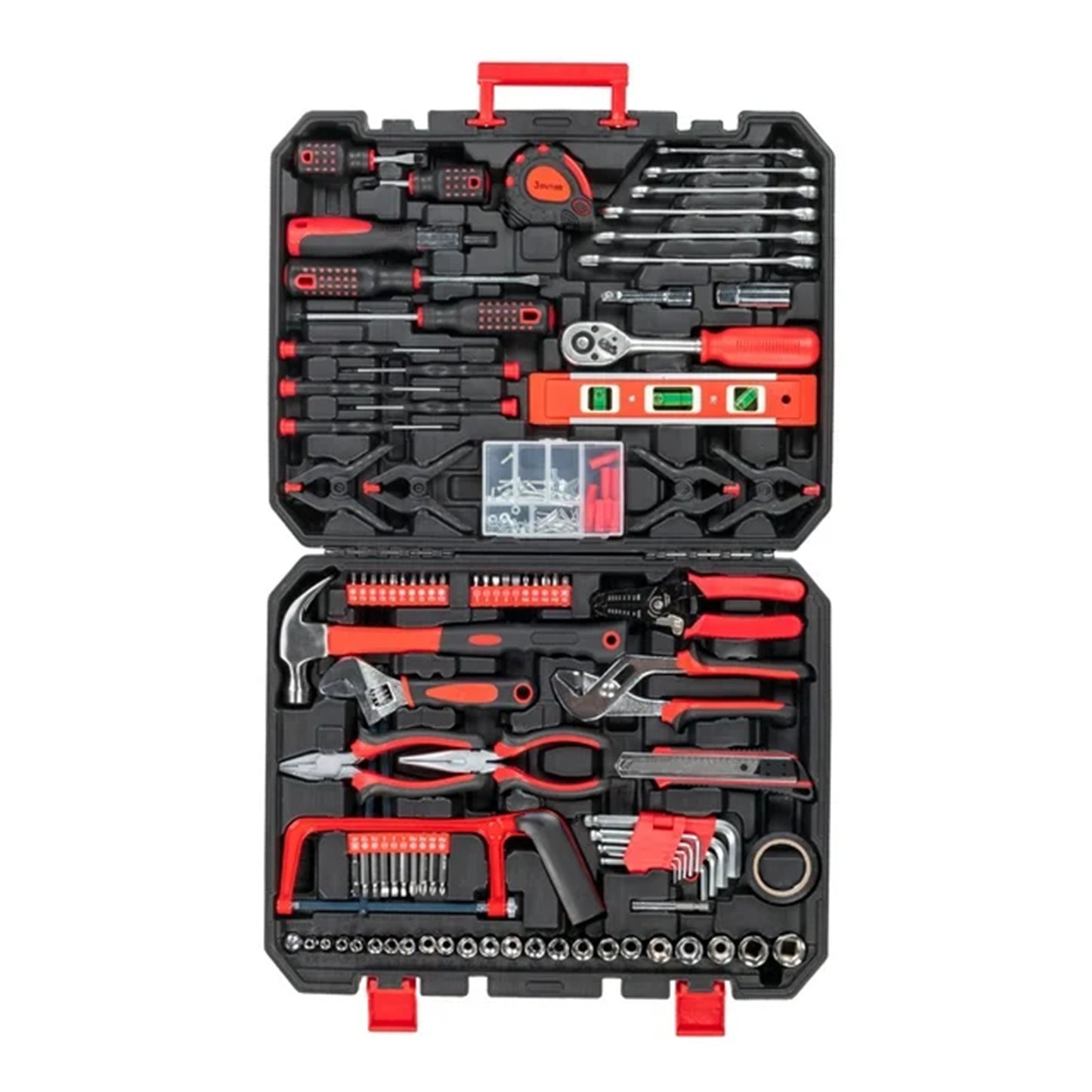 198pc Tool Set Black & Red