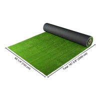 Realistic Synthetic Artificial Grass Mat 65x 5ft with 3/8" grass blades height Indoor Outdoor Garden Lawn Landscape Turf for Pets,swimming pools, gardens, schools, Faux Grass Rug with Drainage