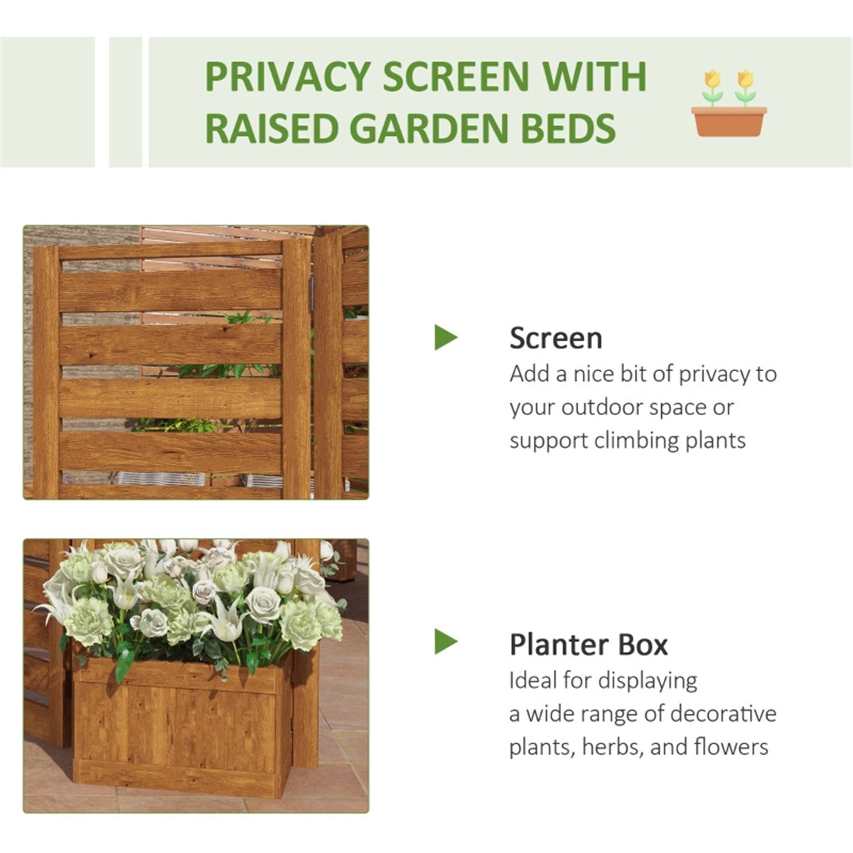 Wooden Planter Box