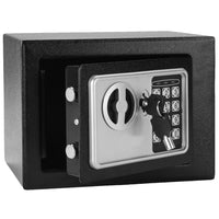Mini Wall-in Style Electronic Code Metal Steel Box Safe Case 17EF Black