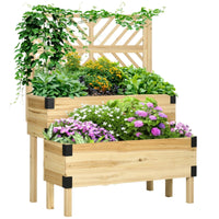 Wooden Planter、Flower shelf,Wood Planter Box