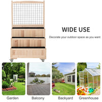 Wooden Planter、Flower shelf,Wood Planter Box