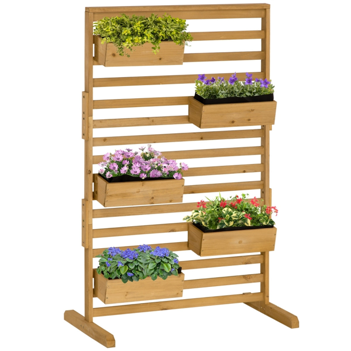 Wooden Planter、Flower shelf,Wooden Plant Trellis Stand