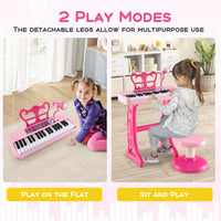 Kids Piano, Keyboard 37-Key Kids Toy Keyboard Piano with Microphone