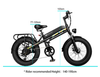 S5-20"* 4" City Ebikes Street E-bike 500W Hall Sensor Kick Bike Private Model[Unable to ship on weekends, please place orders with caution]