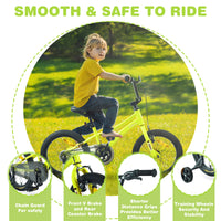 Kids Bike,16 Inch Kids' Bicycle with Training Wheels for Boys Age 4-7 Years,Multiple Colors