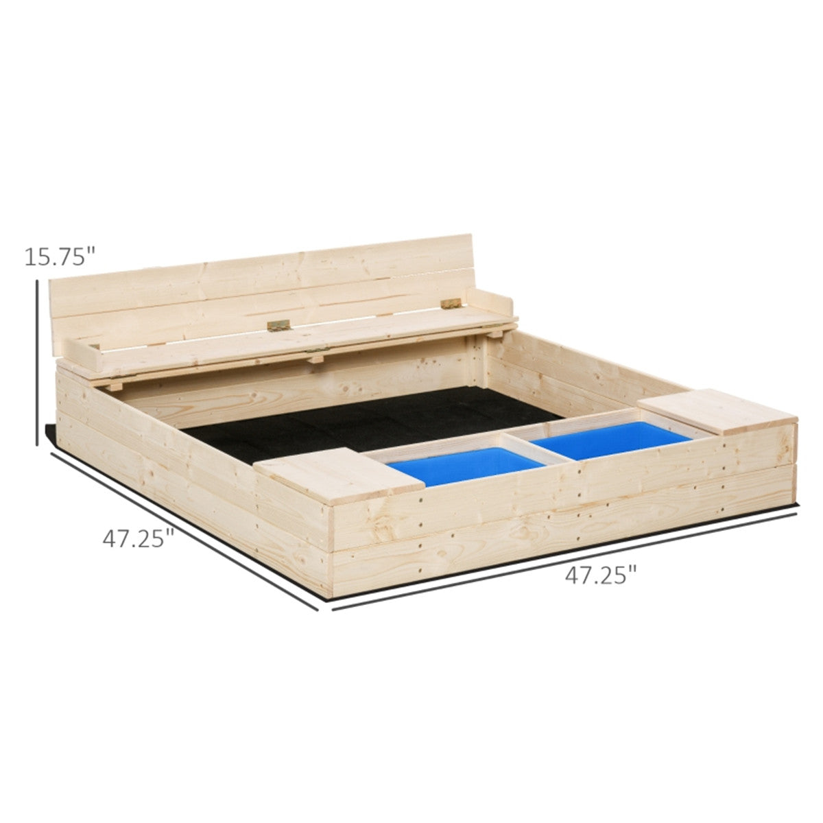 Kids Sandbox with Cover ( Amazon Shipping)（Prohibited by WalMart）