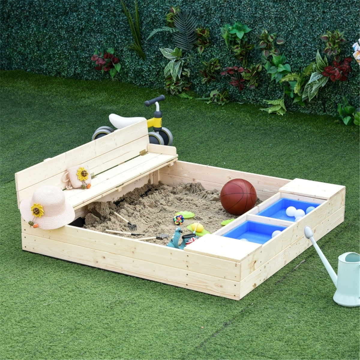 Kids Sandbox with Cover ( Amazon Shipping)（Prohibited by WalMart）