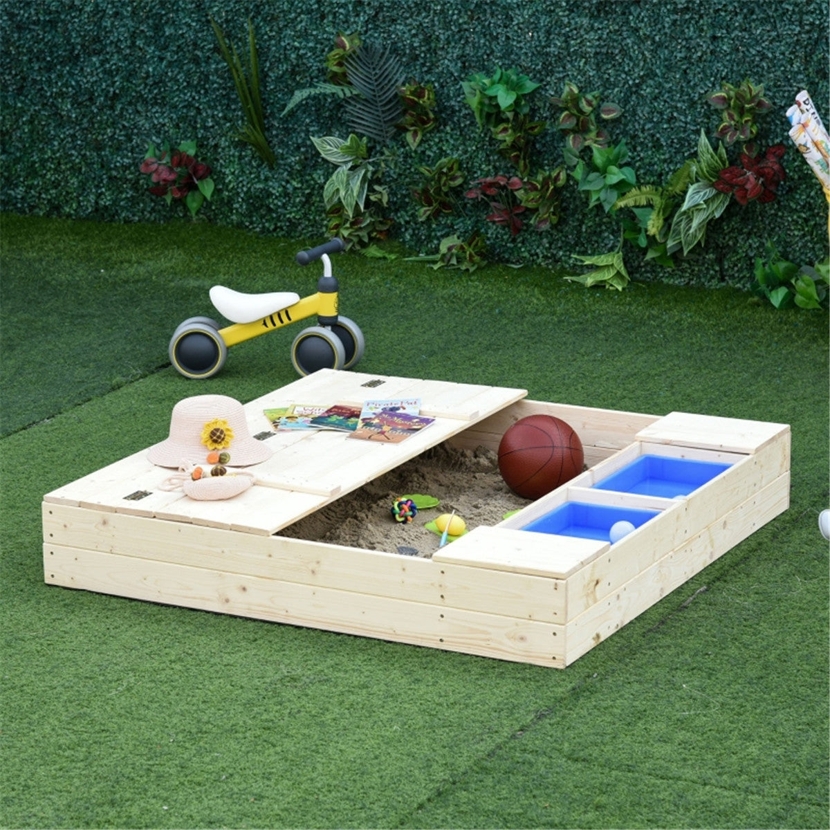 Kids Sandbox with Cover ( Amazon Shipping)（Prohibited by WalMart）