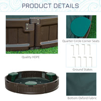 Kids Sandbox with Cover ( Amazon Shipping)（Prohibited by WalMart）