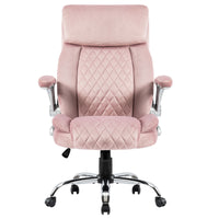 Swivel Office Room Chair Executive Desk Chair Velvet