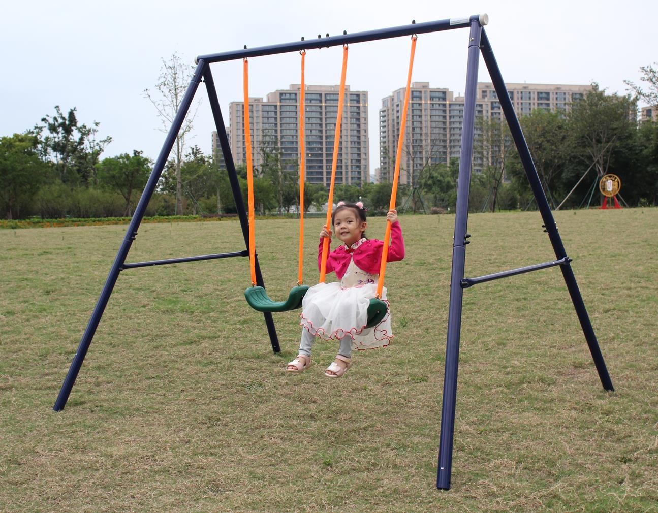 Two  Station Swing Set for Children