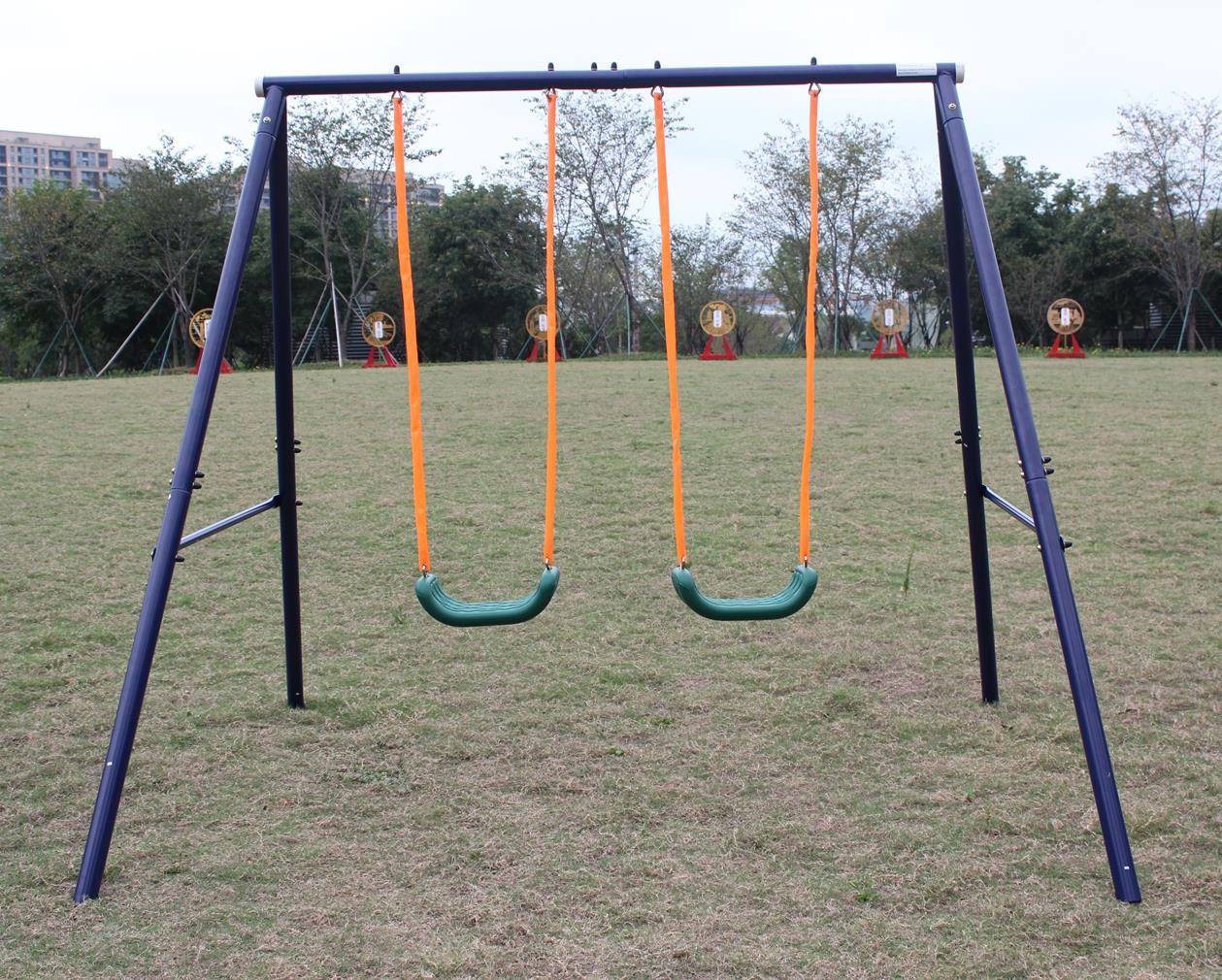 Two  Station Swing Set for Children