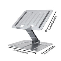 Computer Stand Tablet Notebook Stand Raised Folding Desktop Stand Heat Dissipation Double-Layer Stand，Grey(No shipments on weekends, banned from Amazon)