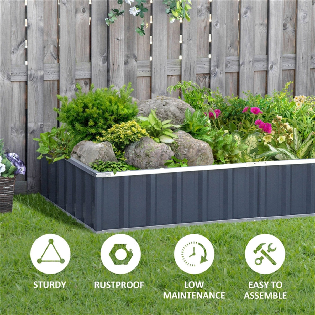 Garden Bed ( Amazon Shipping)（Prohibited by WalMart）