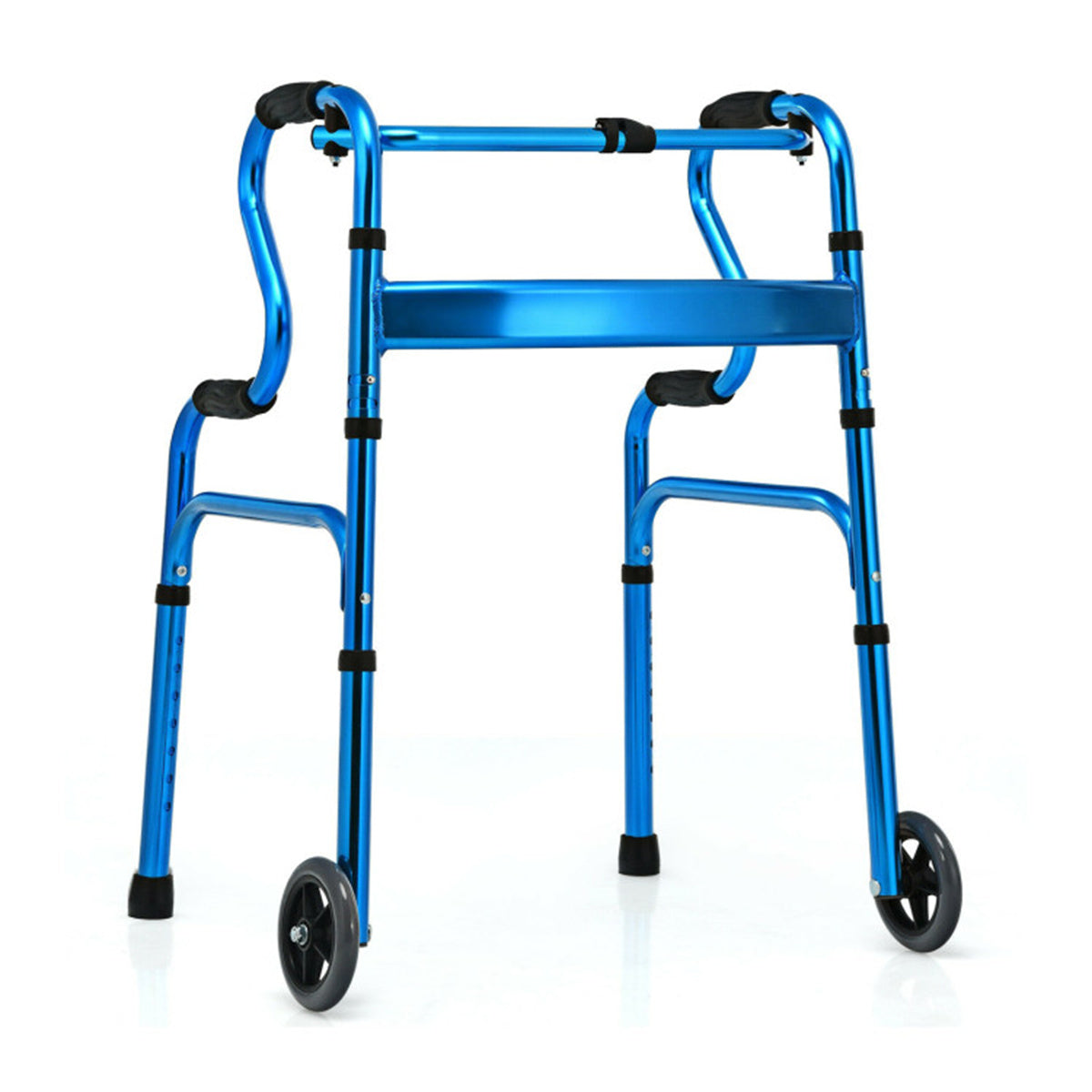 Blue  walking aid foldable