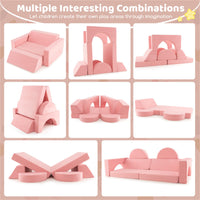 8 Pieces Playroom Sofa