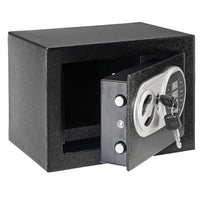 17E Home Use Upgraded Electronic Password Steel Plate Safe Box Black