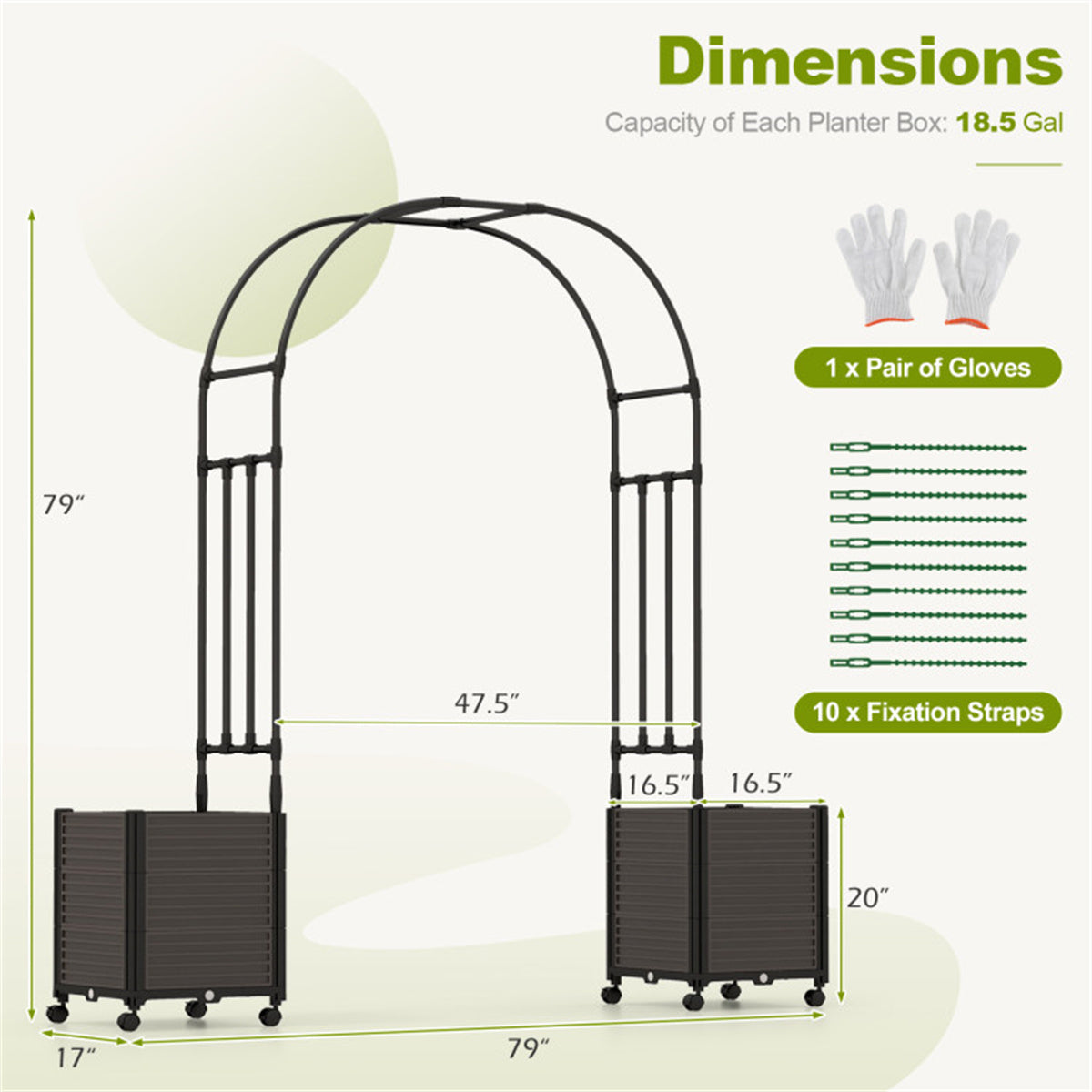 Arch Arbor Trellis