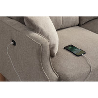 sofa 3 seater With Waterproof Fabric , USB Charge port