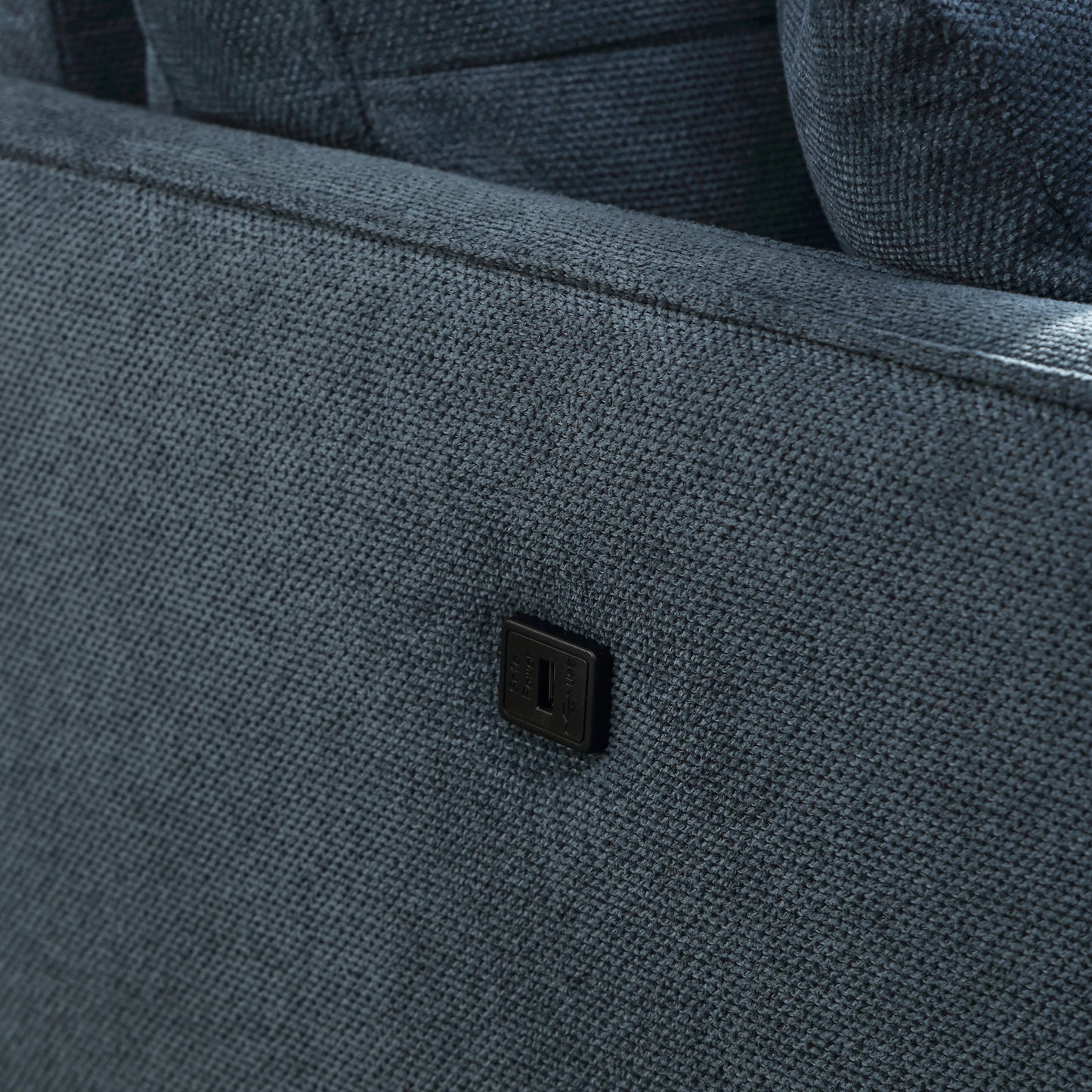 sofa 3 seater With Waterproof Fabric , USB Charge port