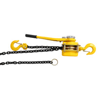 Lever Chain Hoist 1 1/2 Ton 3300LBS Capacity 20 FT Chain Come Along with Heavy Duty Hooks Ratchet Lever Chain Block Hoist Lift Puller